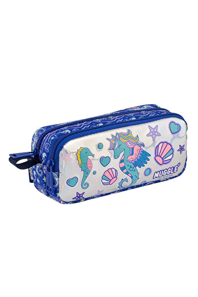 Arsenan Muggle Pencil Bag Sea Hourse Navy Blue Mu-9031