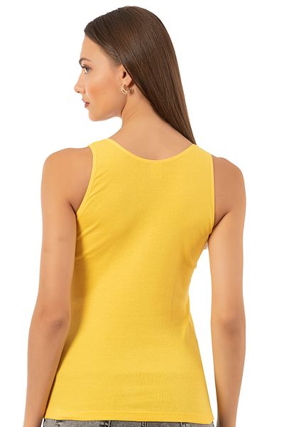 ÖZKAN underwear Özkan 2001 Women's Cotton Ribbed Lace Laced Magnolia Tank Top
