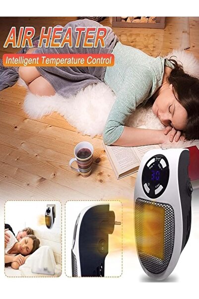 gaman 500W Uzaktan Kumandalı Taşınabilir Zaman Ayarlı Mini Elektrikli Isıtıcı Soba Sıcak Üfleyici Radyatör