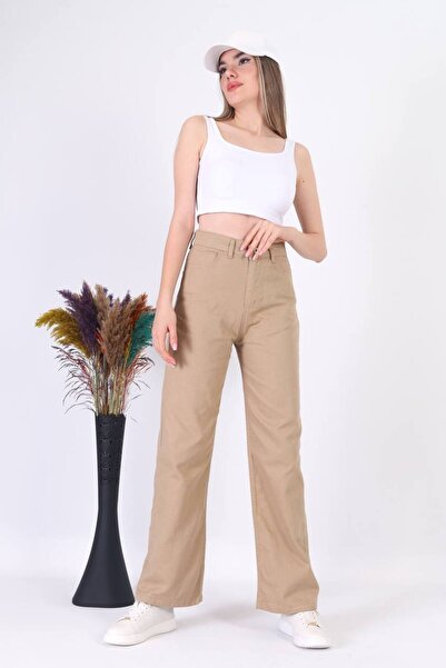 Butik KADIN BEJ PALAZZO PANTOLON