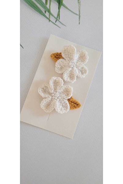 Kadın Girişimciler Atölyesi Flower of Love 2 Pack Hairless Baby Buckle Clip N...