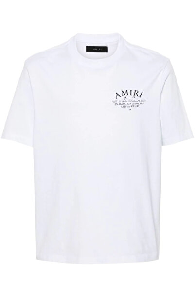 Amiri ARTS DISTRICT Λευκό μπλουζάκι με χαλαρή εφαρμογή
