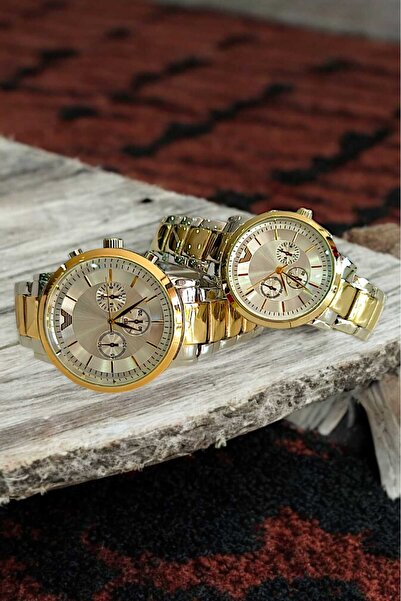 Neorney Gösterişli Çelik Çift Kol Saati