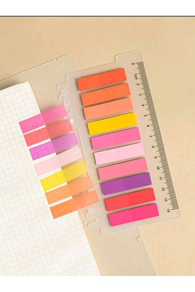 Mansura 200 Sheets Post-It Adhesive Note Paper - Index Sticker Index