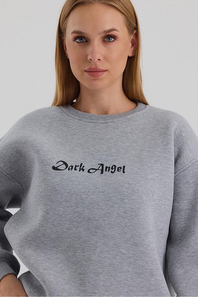 Ceylen Φούτερ Unisex Oversize DarkAngel με στάμπα