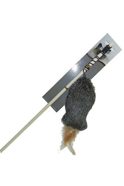 Eastland Cat fishing rod with cat grass handle: 40cm plush 20x6