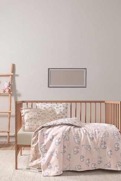Yataş Mini Povey Wellsof Salmon Baby Blanket