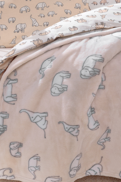 Yataş Mini Povey Wellsof Salmon Baby Blanket