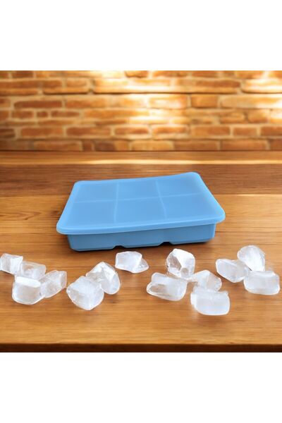 Dasupo Kare Kapaklı 6'lı Buz Kalıbı
