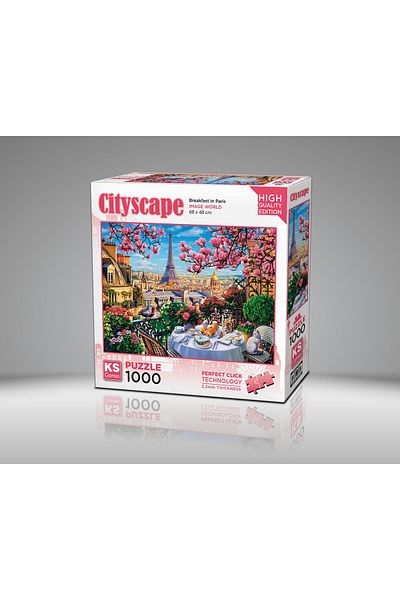 Ks Games Breakfast in Paris 1000 Piece Puzzle