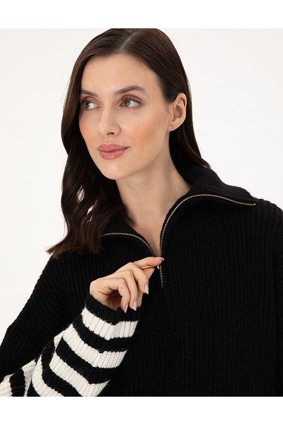 Pierre Cardin Black Comfort Fit Sweater 50298102 -Vr046
