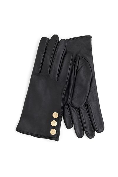 Pierre Cardin Black Leather Gloves 50287414 -001