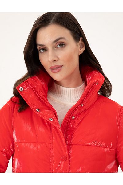Pierre Cardin Red Shiny Coat 50290326 -Vr030
