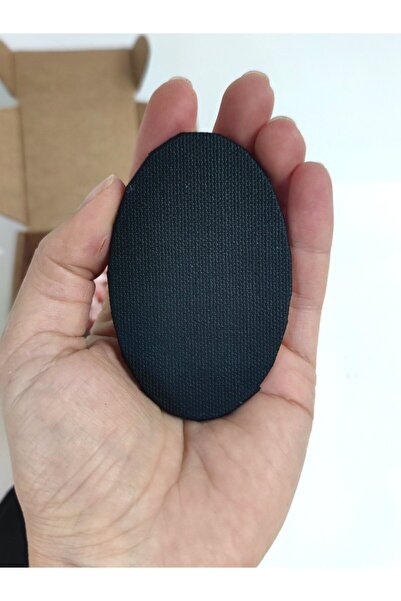 Poli Art Design Pres tuval 5'li OVAL set 5*8 cm. SİYAH %100 pamuk 310 Gr/m2