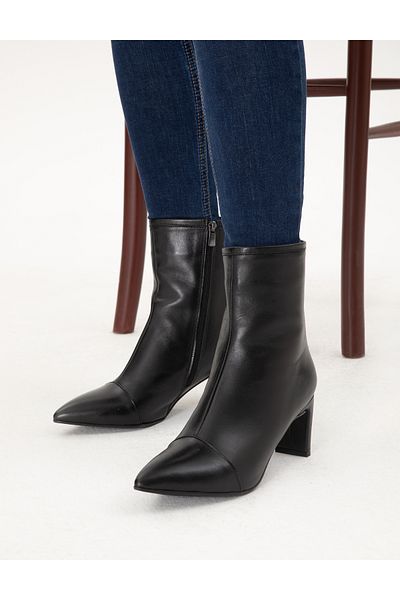 Pierre Cardin Black Heeled Boots 50295592 -Vr046