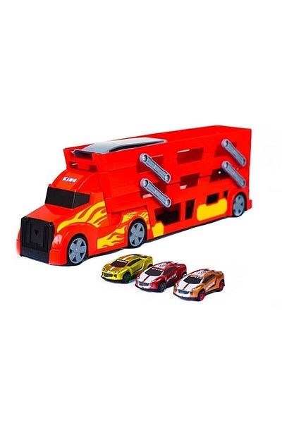 Ailenizin Oyuncakçısı 3 Storey Vehicle Carrier Truck - Car Launcher Cars Transporter Truck Play Set