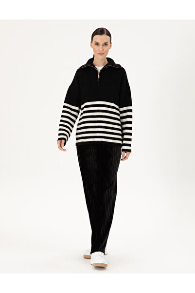 Pierre Cardin Siyah Loose Fit Eşofman Altı 50291039-VR046
