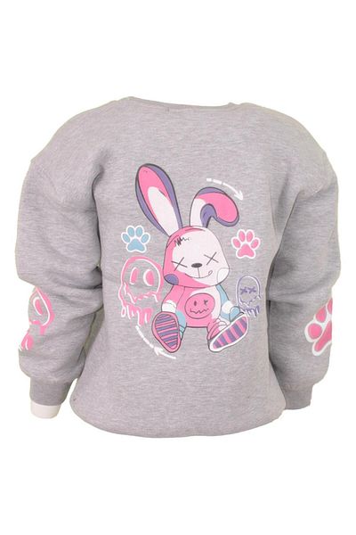 Ceylen Πολύχρωμο φούτερ Unisex Oversize με στάμπα