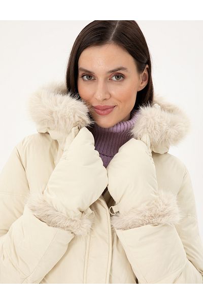 Pierre Cardin Ecru Coat 50296073 -Vr019