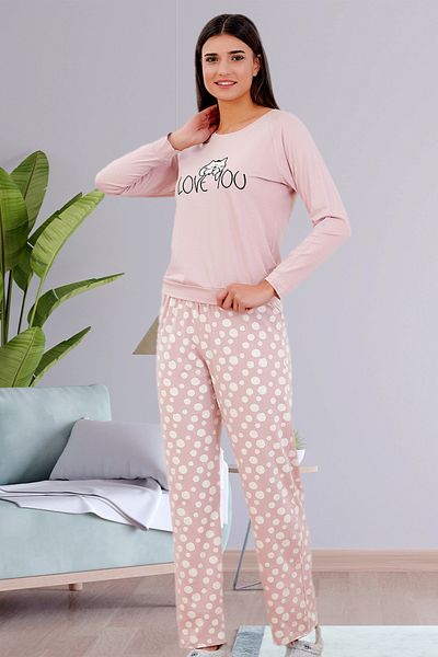 Bella Linda Cotton Long Sleeve Women's Pajama Set