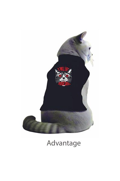 Advantage Cat Printed Cat Sweatshirt