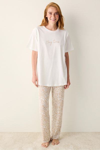 Penti Floral Patterned Baby Pants Pajama Bottoms
