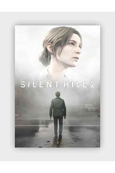 fırsatlar diyarı Silent Hill 2 Game Duvar Posteri - Kalın Kağıt - Çerçevesiz