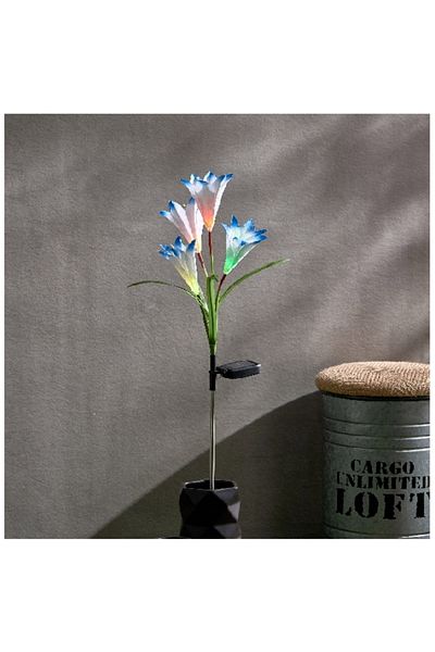 Home Box Lyn Solar LED Flower Stick - 10x10x77 cm