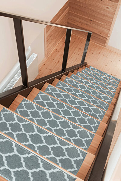 Myfloor Dikdörtgen Baklava Desen Dokuma Merdiven Halısı Kendinden Yapışkanlı ...