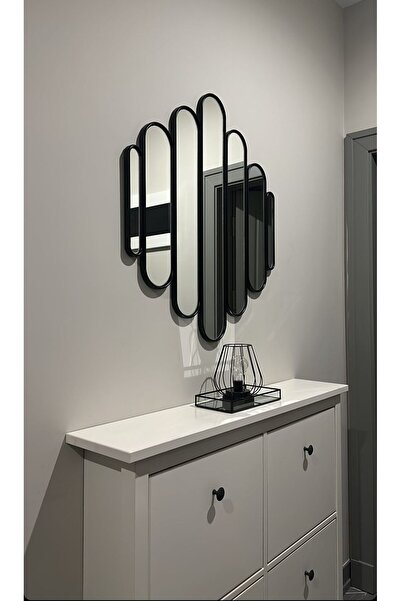 MKS Design 73x80 Konsol Aynası / Lüks Ayna / Dekor Aynası / Salon Aynası / Çerçeveli Duvar Aynası