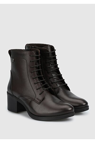 Provoq Kahve Deri Kadın Bot