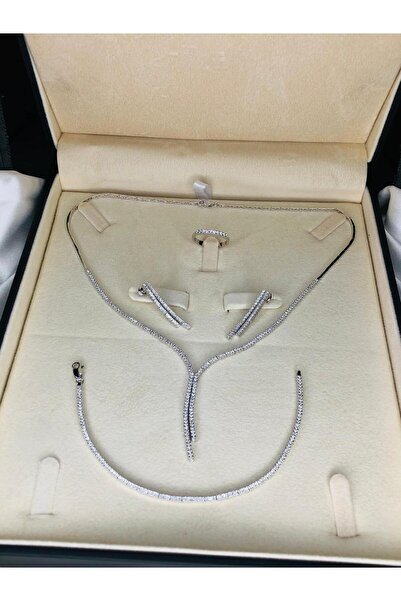 vogutima jewelery&silver by timuçin mavili Kadın Gümüş Set - Karis Zirconia T...