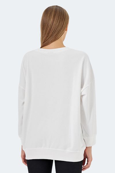 Slazenger Дамски суитшърт VIKENTI SW бял