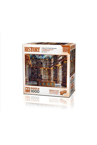 Ks Games Library of St. Florian Monastery 1000 Piece Puzzle