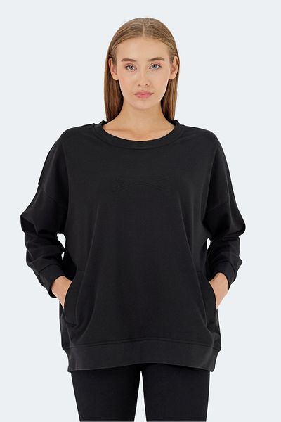 Slazenger Vikenti Sw Women's Black Sweatshirt