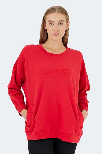 Slazenger Vikenti Sw Red Women's Sweatshirt