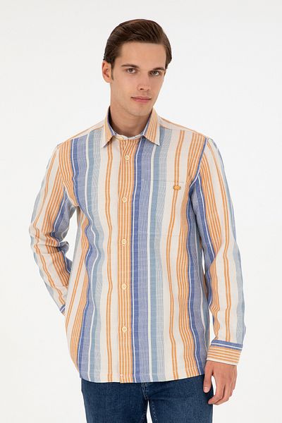 U.S. Polo Assn. Мъжка риза с дълъг ръкав Saxe 50291243-VR045