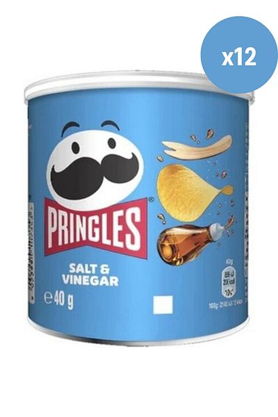 Pringles Salt & Vinegar (40g Each) Case Pack of 12