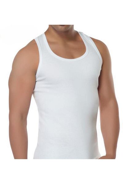 Ersa 6 Pieces Ersa Men's Combed Cotton Tank Top