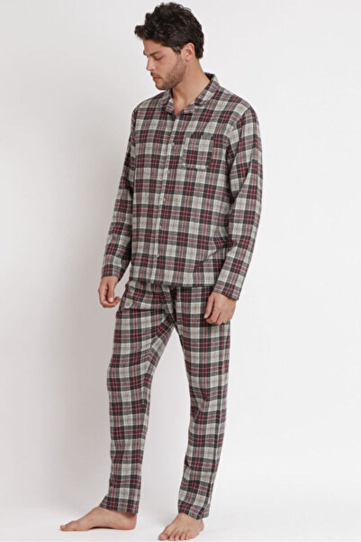 AYYILDIZ 62190 Erkek Kahve Pijama Takımı