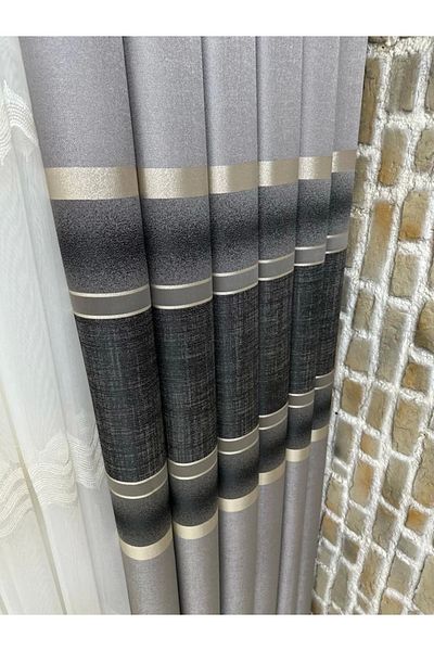NİVEMESHOME Nivemeshome 1/3 Frequent Battery Louvre Background Curtain Apm