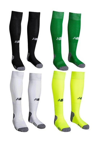 New Balance Nb Performance Konc Καλσόν Ποδοσφαιρικές Κάλτσες - Σετ 4 - Μαύρο-Λευκό-Πράσινο-Κίτρινο