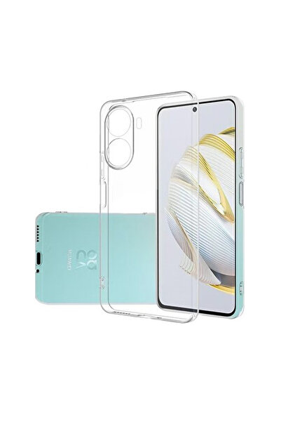 Nettech Huawei Nova 10 Se Uyumlu Trend Seri Slikon Arka Koruma Kılıf - Şeffaf