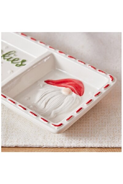 Home Box Blovec Christmas Ceramic Tray - 33.5x12x3.2 cm