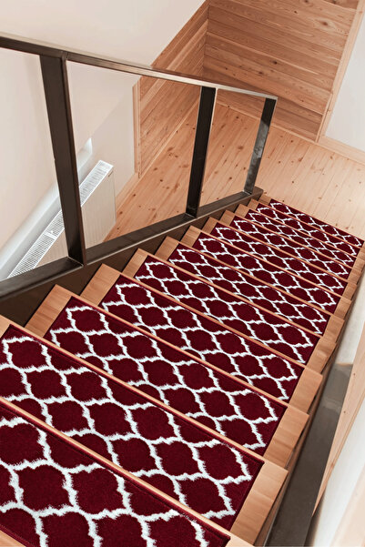 Myfloor Dikdörtgen Baklava Desen Dokuma Merdiven Halısı Kendinden Yapışkanlı ...