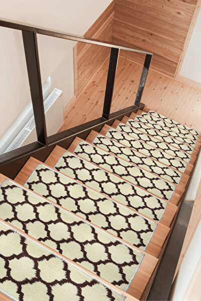 Myfloor Dikdörtgen Baklava Desen Dokuma Merdiven Halısı Kendinden Yapışkanlı ...