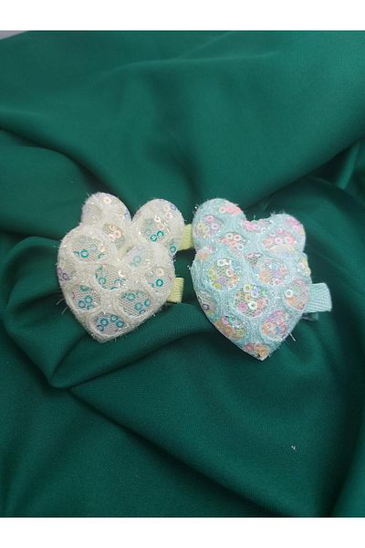 Demeter Glitter Heart Latch Buckle