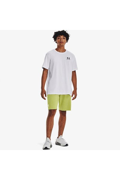 Under Armour Ανδρικό λευκό T-Shirt - Logo Emb Heavyweight Ss