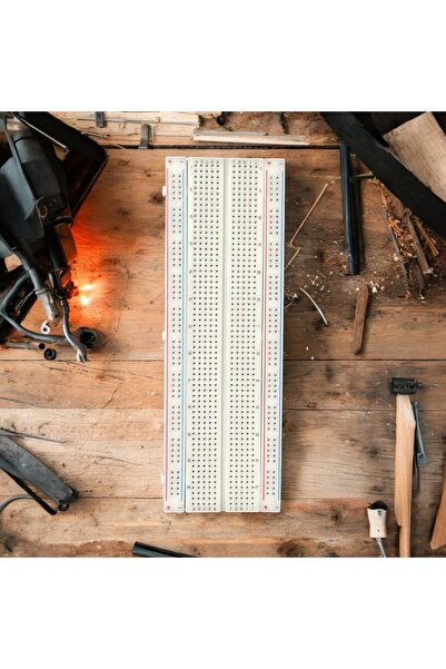 Tek-İş Solderless Breadboard Lehimsiz Elektronik Devre Bread Board 400 Nokta