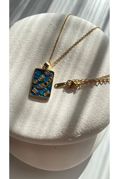 Atelier Licia Stainless Steel Tarot Charm Gold Necklace
